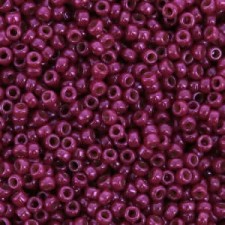 Miyuki rocailles Perlen 11/0 - Dyed opaque fuchsia luster 11-1465L